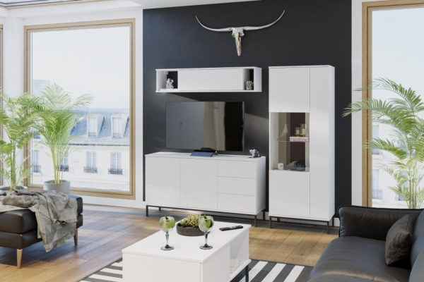 Kommode ERISTO weiß für Wohnzimmer | www.artigo.at